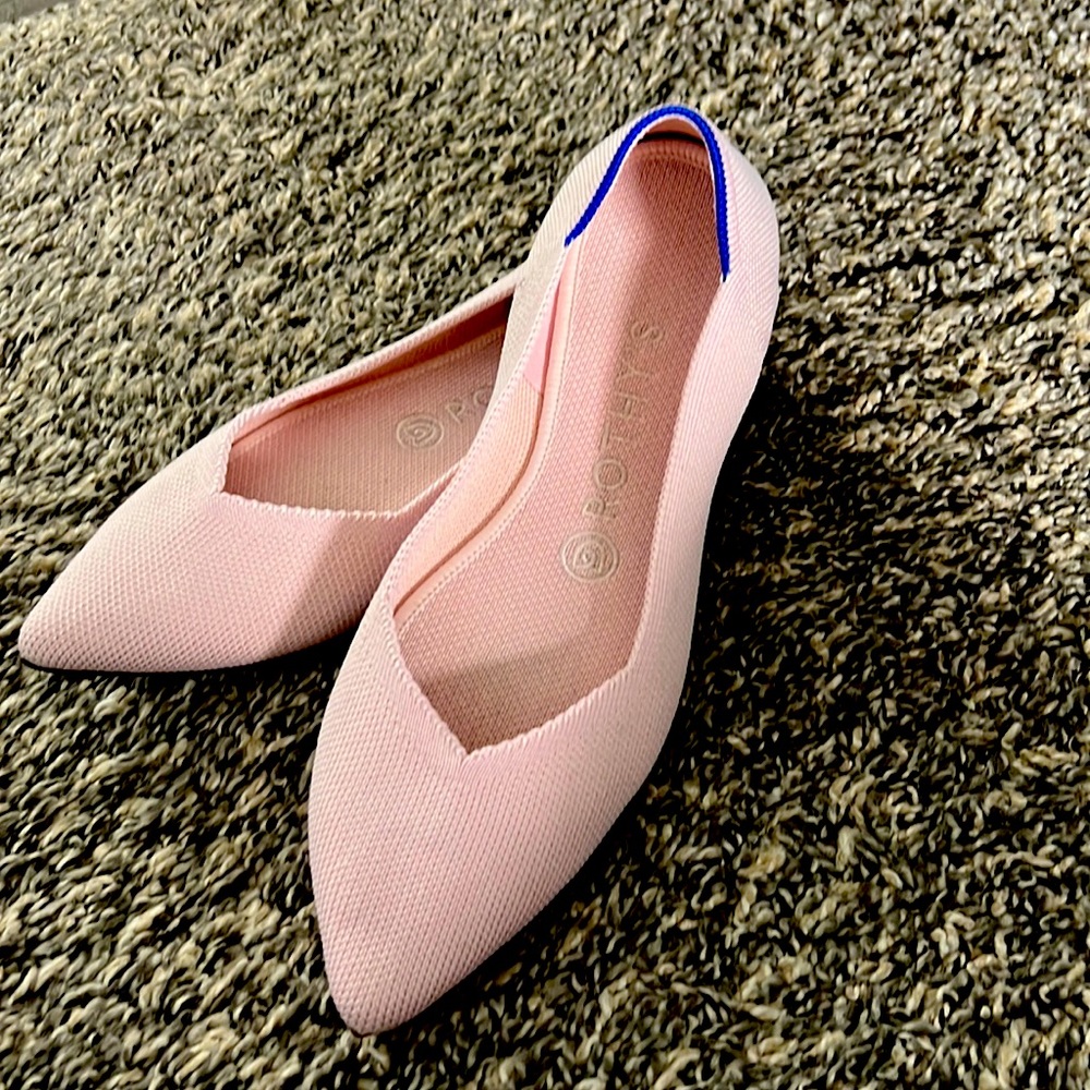 Rothy’s The Point flat- Blush